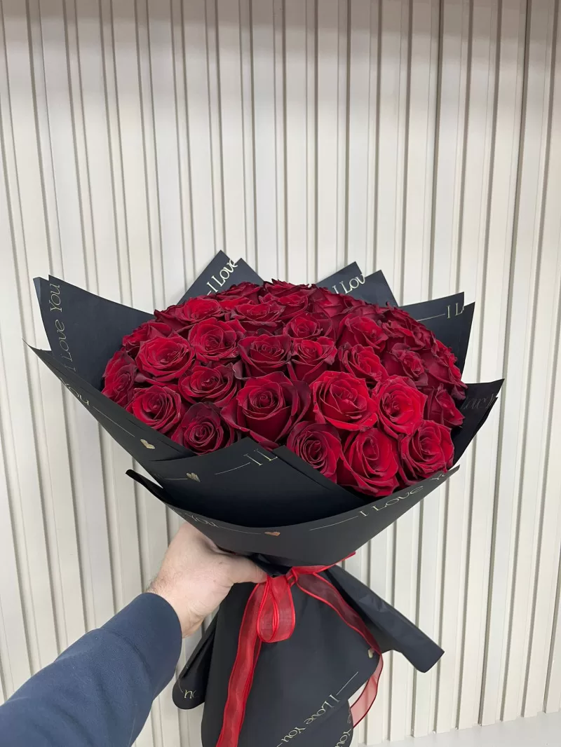 51'Lİ KIRMIZI GÜL BUKETİ