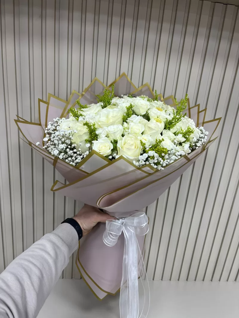 29'LU BEYAZ GÜL BUKET