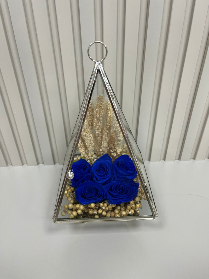 PİRAMİTTE SOLMAYAN MAVİ GÜLLER