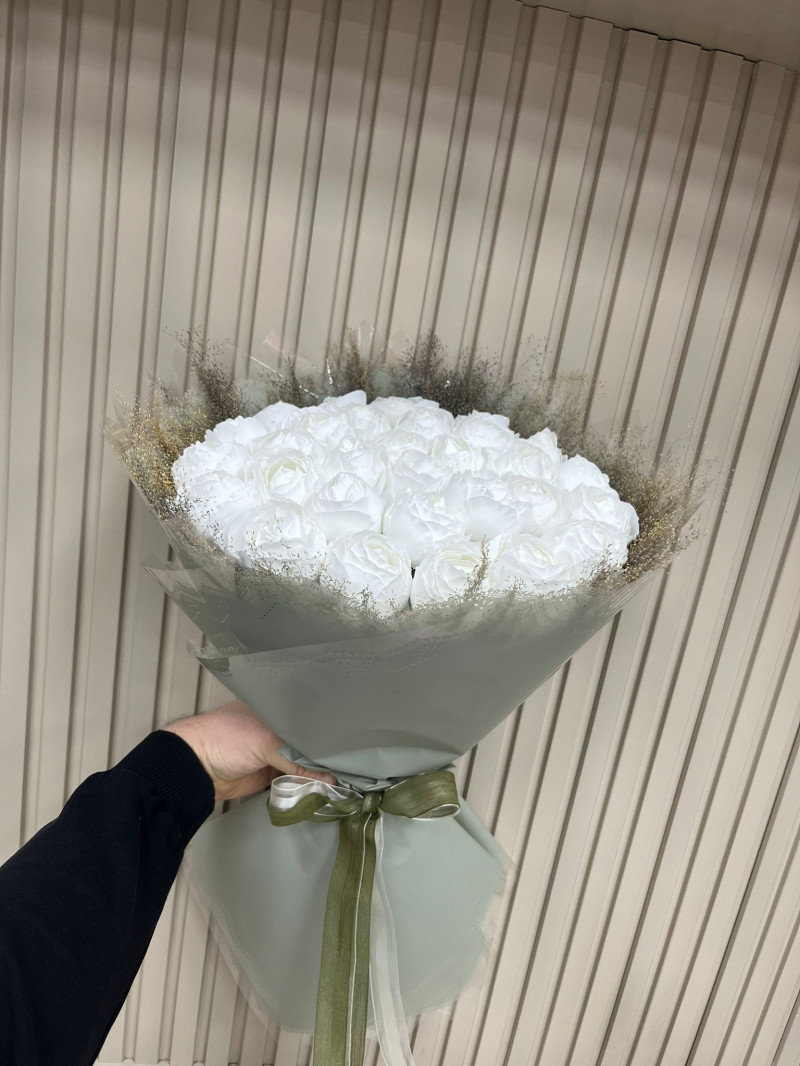 SOLMAYAN BEYAZ ŞAKAYIK BUKETİ